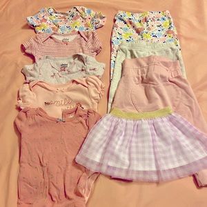 Bundle of baby girls clothes size 3-6 months